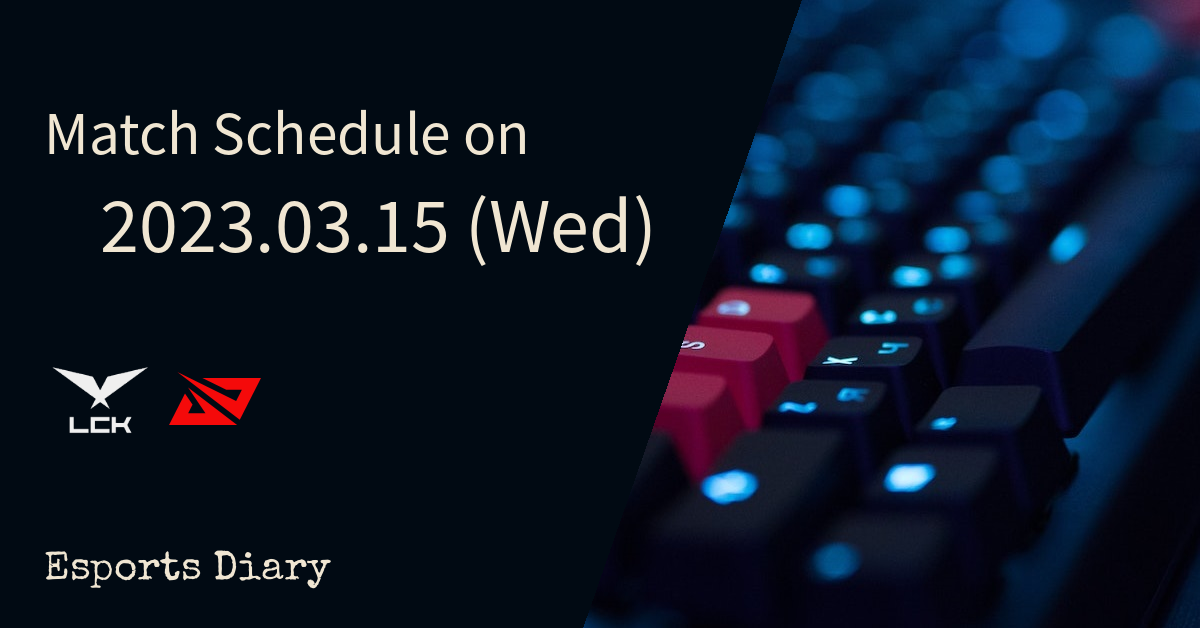 Daily Schedule | Esports Diary